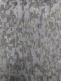 Gray Gold Mini Stripe