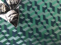 Modern Geometric Blue-Green Blocks