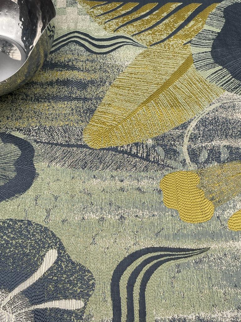 Yellow Gold Abstract Floral