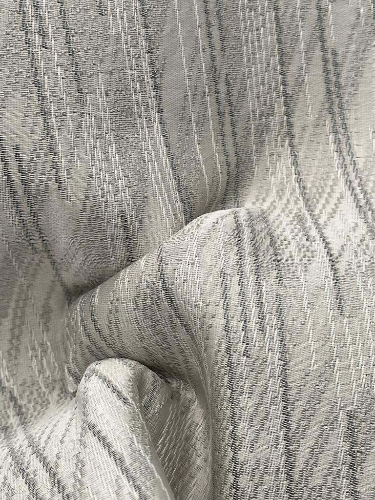 Silver Gray Diamond Stitch