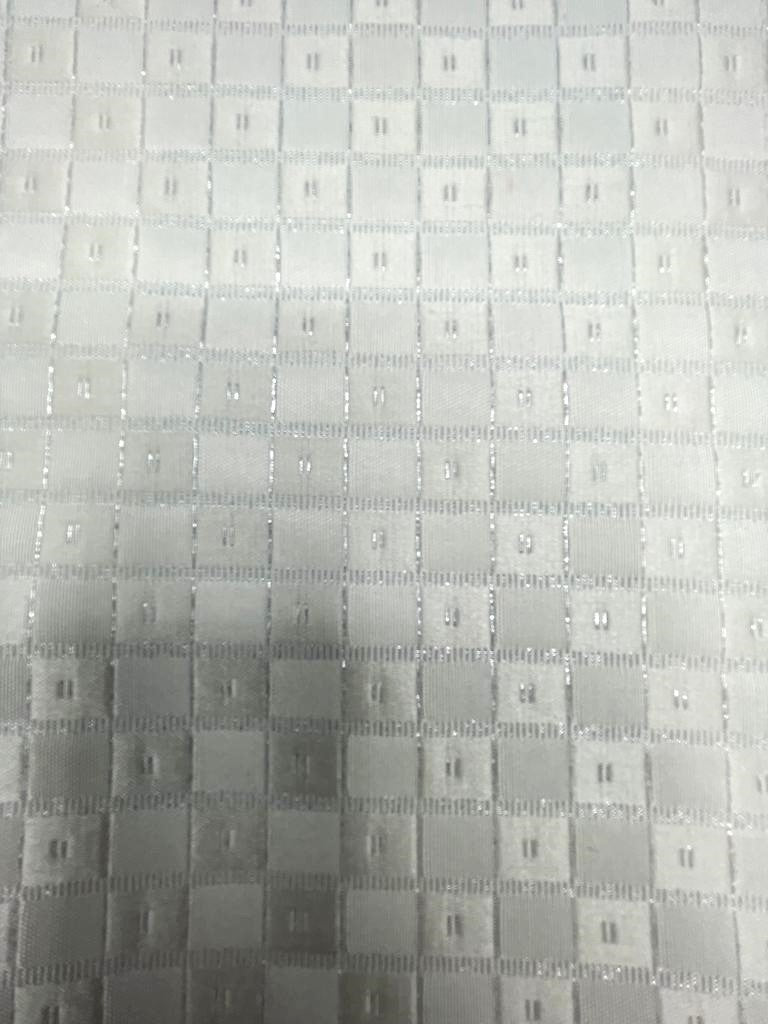 Silver White Squares